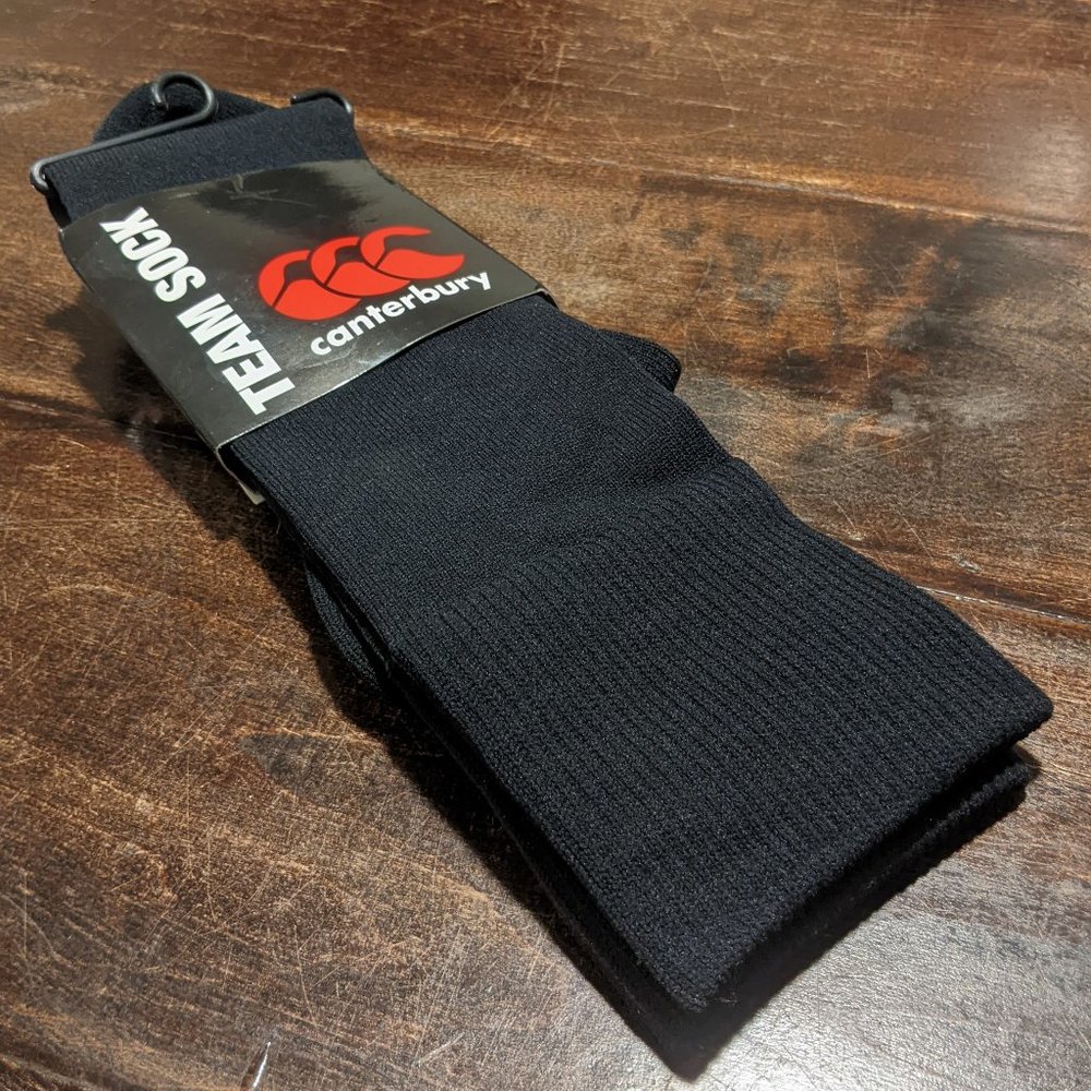 NWT Black athletic tube socks - Canterbury